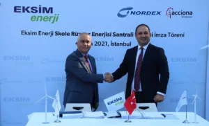 Eksim Enerji Skole Rüzgar Enerjisi Santrali İmza Töreni
