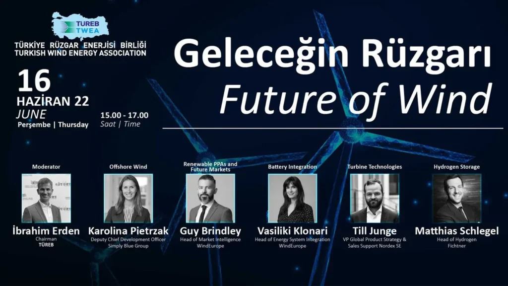 TÜREB’den Dünya Rüzgar Günü ve Haftası Etkinlikleri