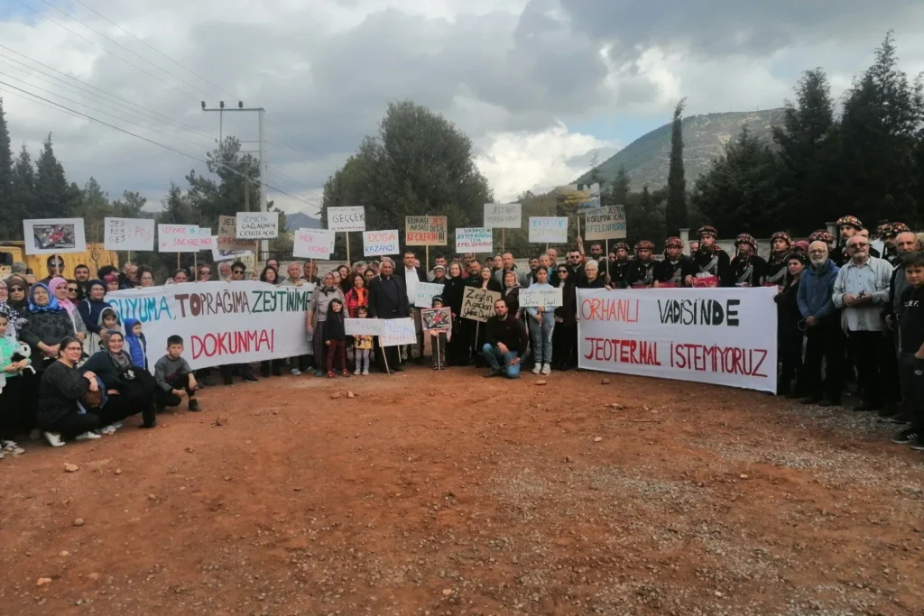 Orhanlı köyü jeotermal projelerine iptal