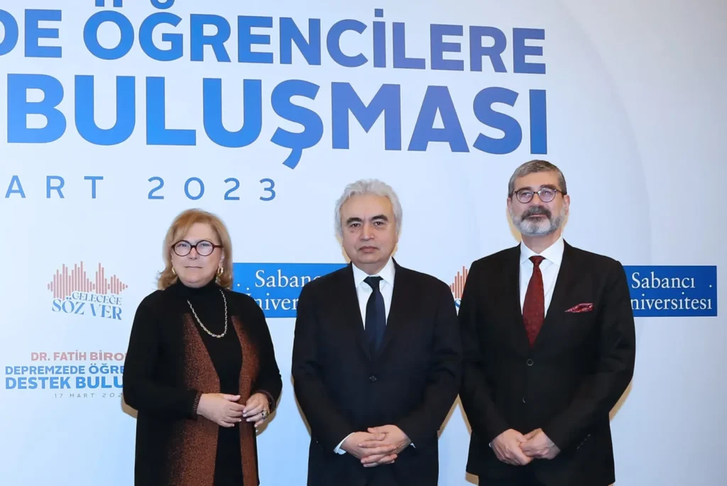 Güler Sabancı_Fatih Birol_Yusuf Leblebici