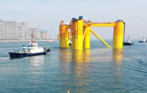 Çin yüzer deniz platformu