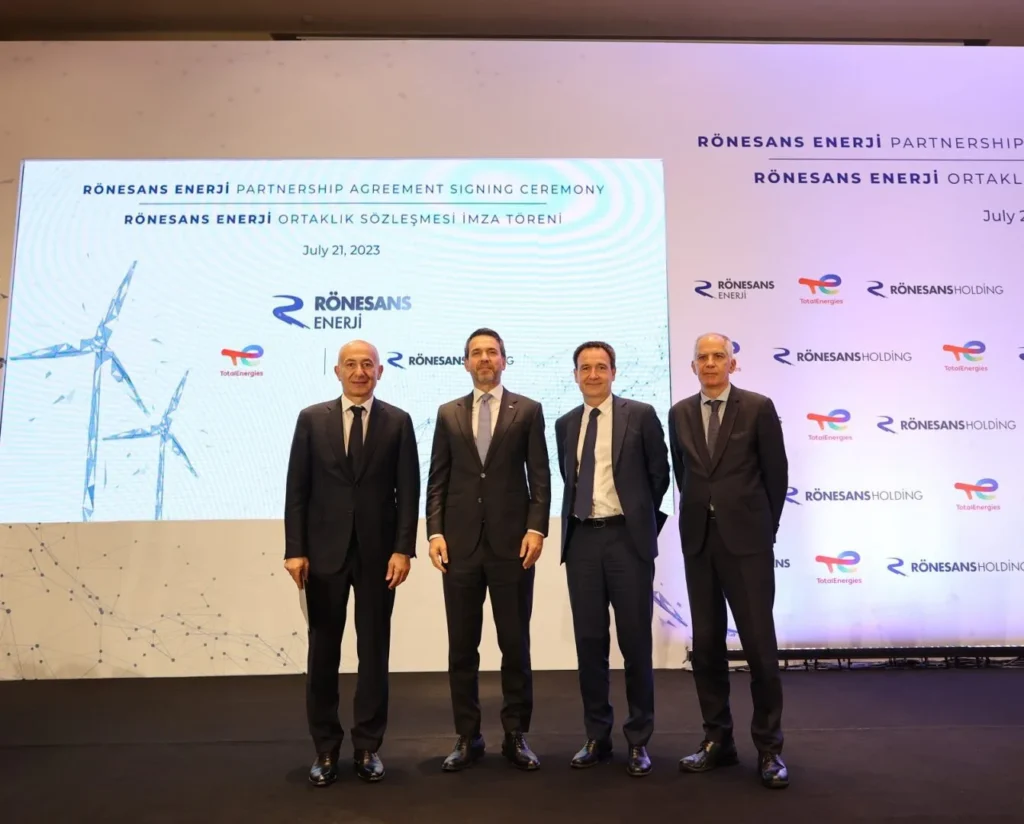 Rönesans Holding Total Energies ortaklığı