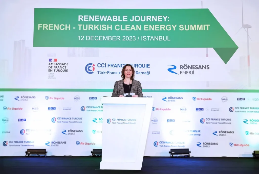 Fransız-Türk Temiz Enerji Zirvesi Yeşil Enerji Yatırımları Türkiye Rönesans Enerji Sürdürülebilir Projeler