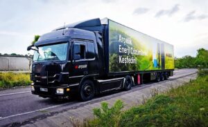 Arçelik Enerji Çözümleri TIR'ı OSB yenilenebilir enerji dönüşümü güneş enerjisi karbon emisyonu azaltma