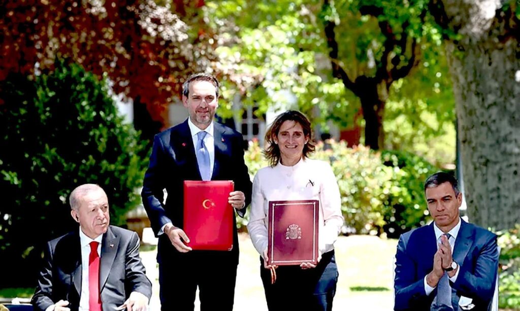 Türkiye İspanya Enerji İş Birliği Enerji Dönüşümü Mutabakat Zaptı Ticaret ve Dijital Dönüşüm Projeleri