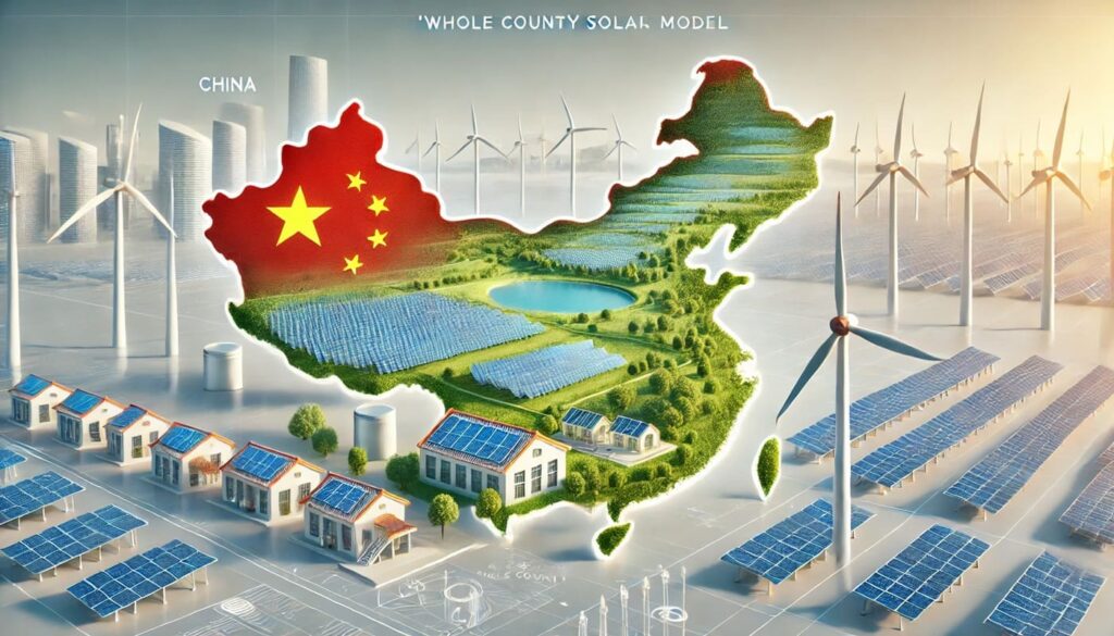 Çin yenilenebilir enerji yatırımları ilçe çapında güneş enerjisi modeli Türkiye yenilenebilir enerji stratejileri