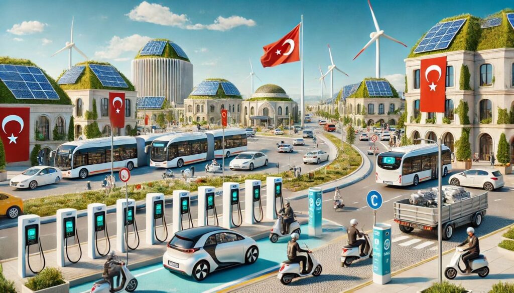 Türkiye elektrikli araç yatırımları SHURA Enerji Dönüşümü Merkezi raporu 2035 Türkiye elektrikli araç hedefleri
