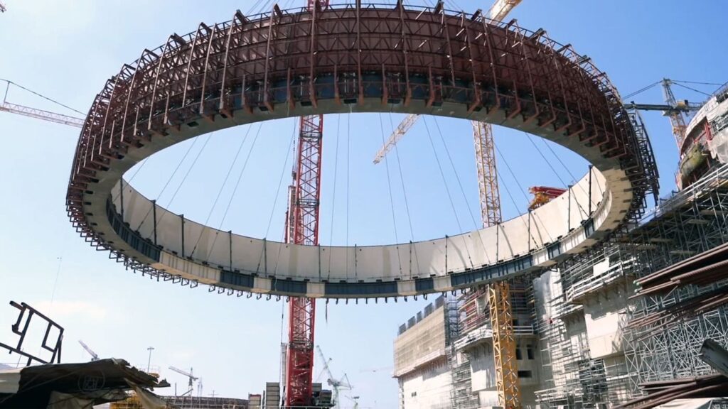 Akkuyu Nükleer Santrali 3. Ünite İç Koruma Kabuğu Montajı Nükleer Enerji Güvenliği