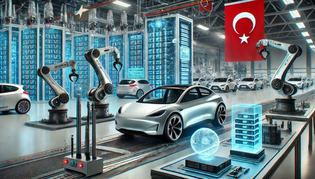 Türkiye elektrikli araç yatırımları 2024 Yapay zeka veri merkezi yatırımı Türkiye Çinli otomotiv fabrikaları Türkiye yatırımı