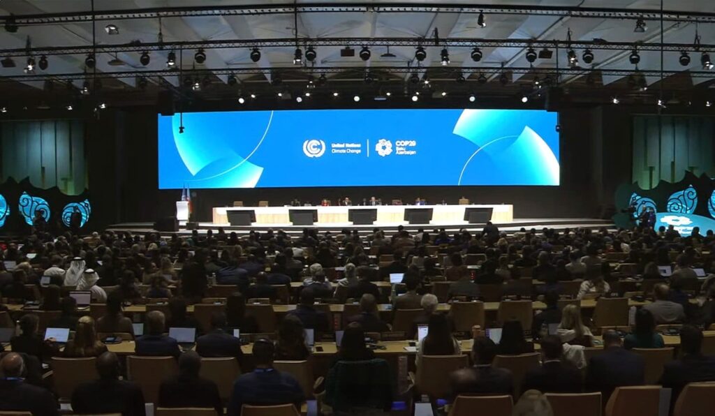 COP29 iklim zirvesi Bakü ilk gün gelişmeleri iklim finansmanı hedefleri gelişmekte olan ülkeler fosil yakıtların geleceği COP29 tartışmaları