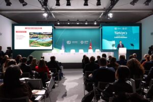 Türkiye 2053 net sıfır emisyon hedefi COP29 Türkiye iklim stratejisi Türkiye enerji dönüşümü hedefleri