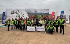 Zorlu Enerji Milli Ağaçlandırma Akıllı Hayat 2030 fidan dikimi 450 fidan Eskişehir etkinliği