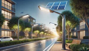 entegre güneş panelli sokak aydınlatma sistemleri Türkiye’de fotovoltaik enerjiyle sokak aydınlatma güneş enerjili LED sokak lambaları projeleri