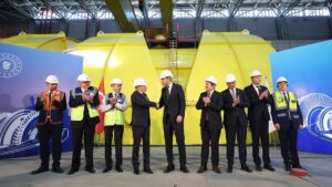 Akkuyu NGS türbin şaftı döndürülmesi Türkiye nükleer enerji hedefleri 2025 Akkuyu Nükleer Güç Santrali ilerleme