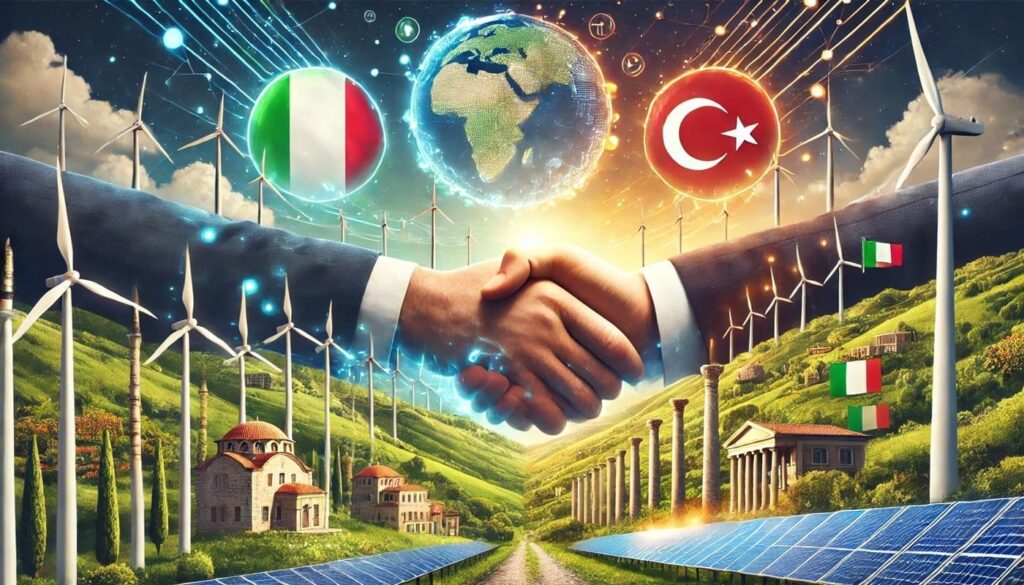 IC Enterra Leonardo da Vinci ödülü İtalya Türkiye İtalya yenilenebilir enerji iş birliği Troia Bovino rüzgar enerjisi projeleri
