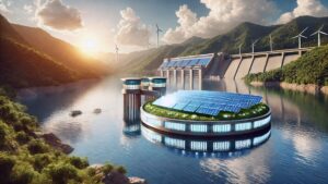 Aydem Enerji yüzer GES yatırımları Denizli Adıgüzel hibrit enerji projesi Türkiye hibrit enerji depolama projeleri