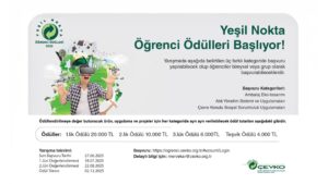 Yeşil Nokta Öğrenci Ödülleri 2025 Yeşil Nokta başvuru şartları ÇEVKO Vakfı yeşil proje yarışması