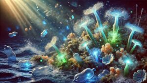 Okyanus mantarları plastik atıkları parçalayarak mikroplastik kirliliğiyle mücadele ediyor Doğal enzimlerle poliüretan gibi plastikleri ayrıştırabiliyor
