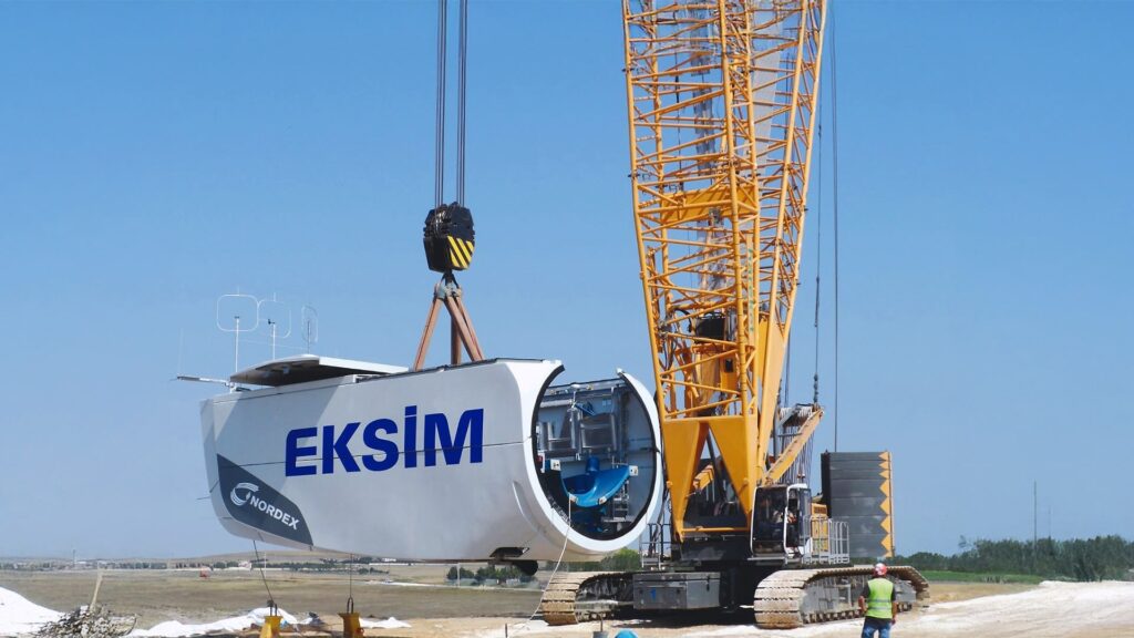 eksim enerji rüzgar türbini yatırımı nordex 56 mw rüzgar enerjisi yenilenebilir enerji türbin kapasite artışı